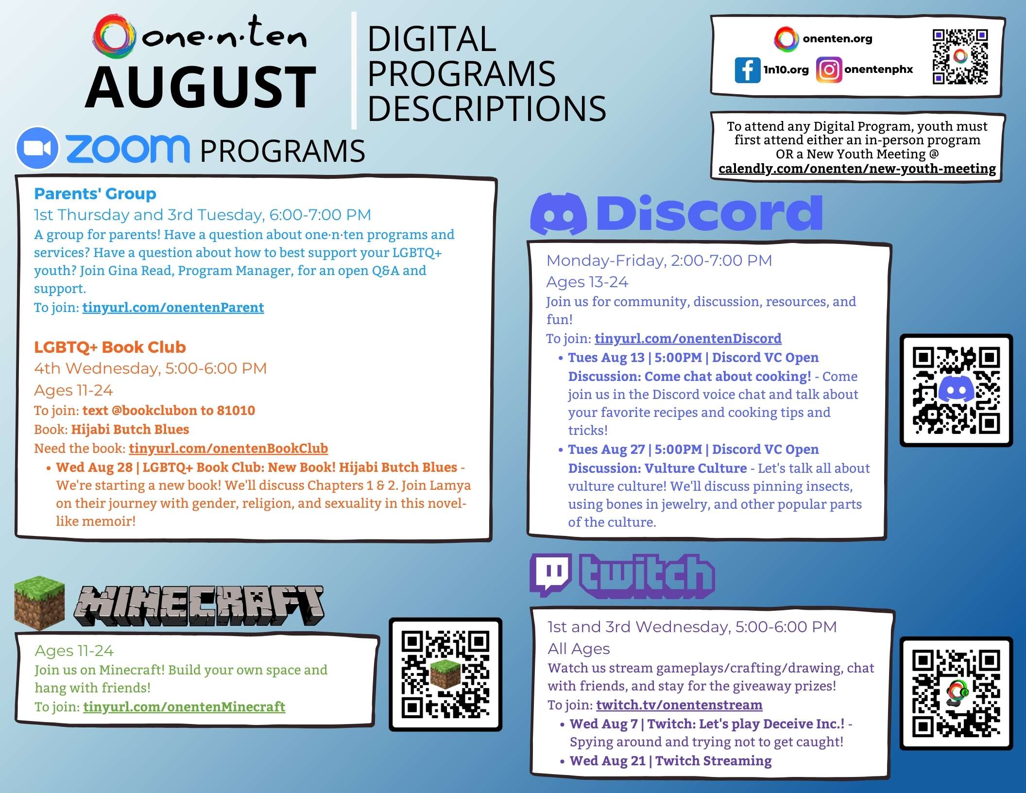 Digital Programs Descriptions