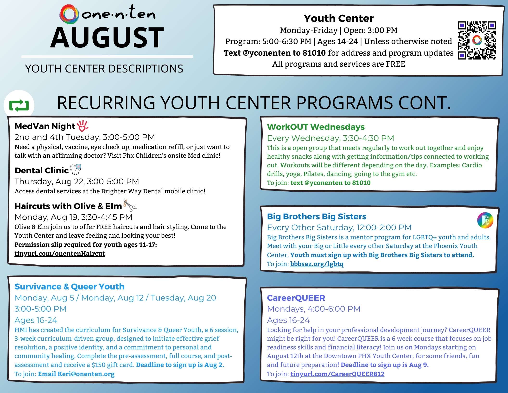 Youth Center Descriptions 3